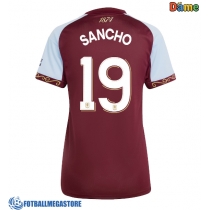 Fotballdrakt Dame Aston Villa Jadon Sancho #19 Hjemmedrakt 2025-26 Kortermet